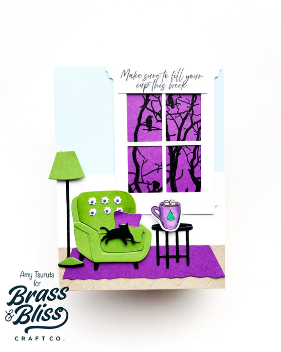 37042 Coffee First - 4x6 Stamp set