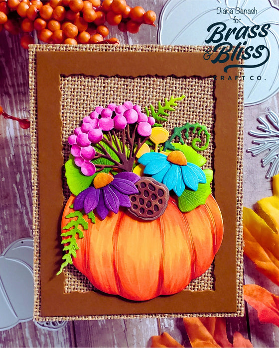 5832-03D Large Pumpkins Die