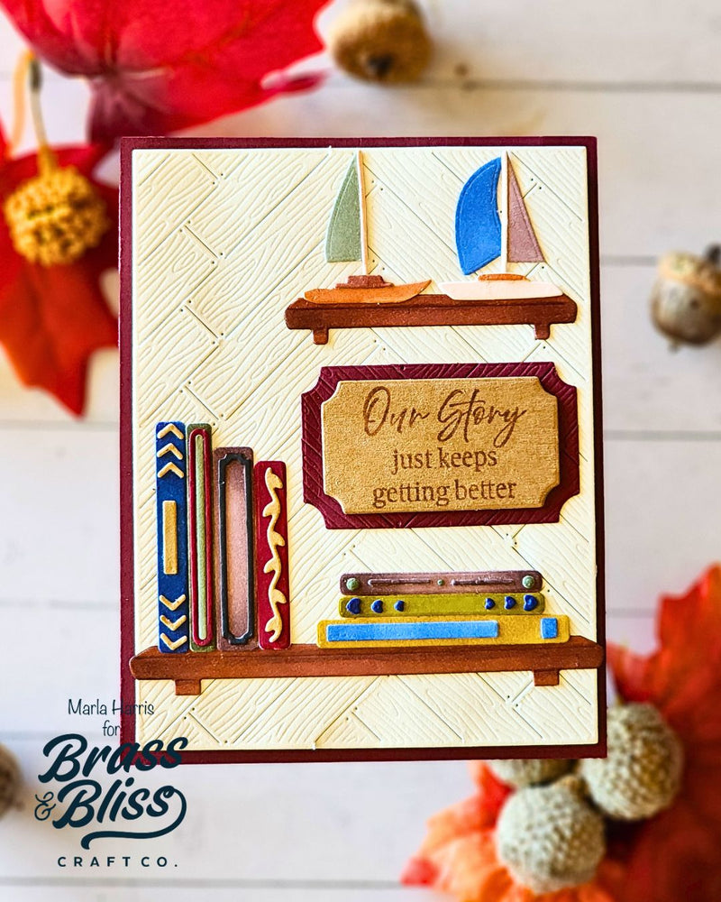 5838D Bookshelf Beauty Die