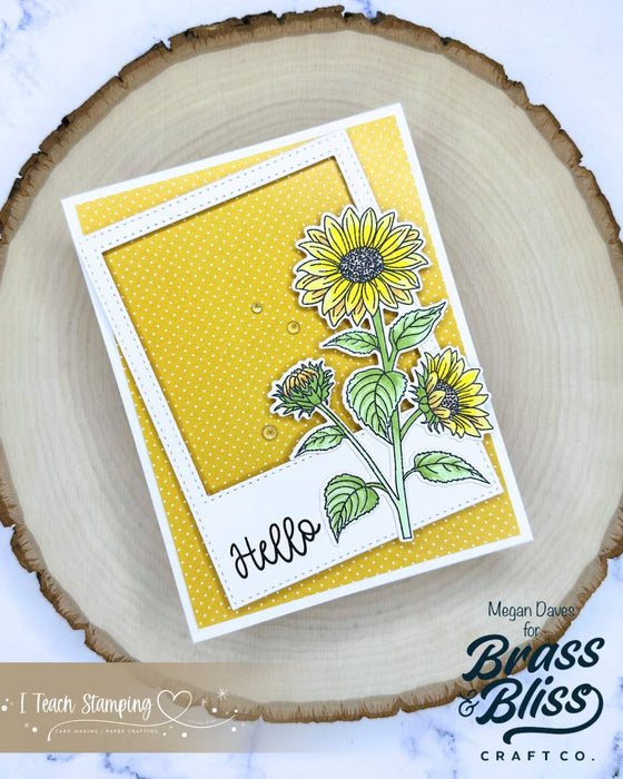 37034 Sunflower Serenade - 4x6 Stamp Set
