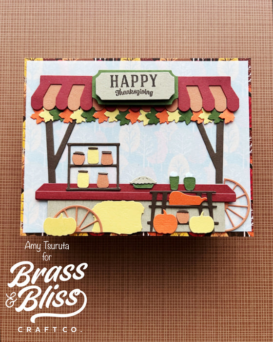 37043 Hello Fall Sign Sayings - 4x6 Stamp set