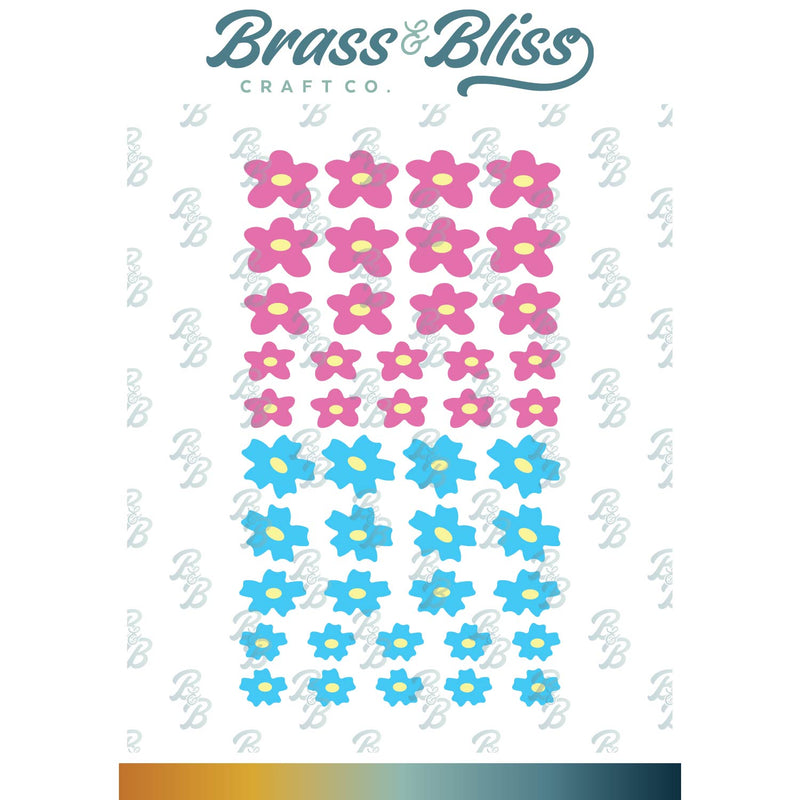 5605-01D Small Flowers #5 Die