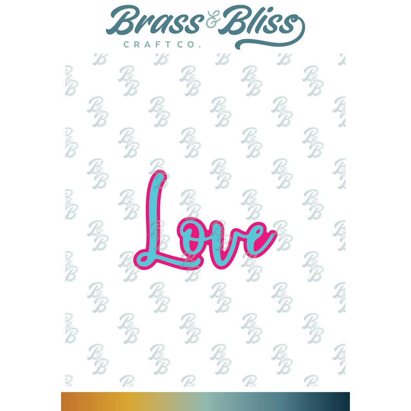 RN 5610-01D Love Word w/ Shadow Die