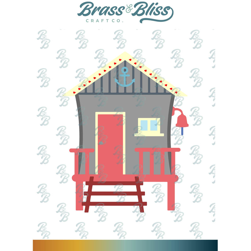 RN 5613-02D Shed add on Beach Shack Die