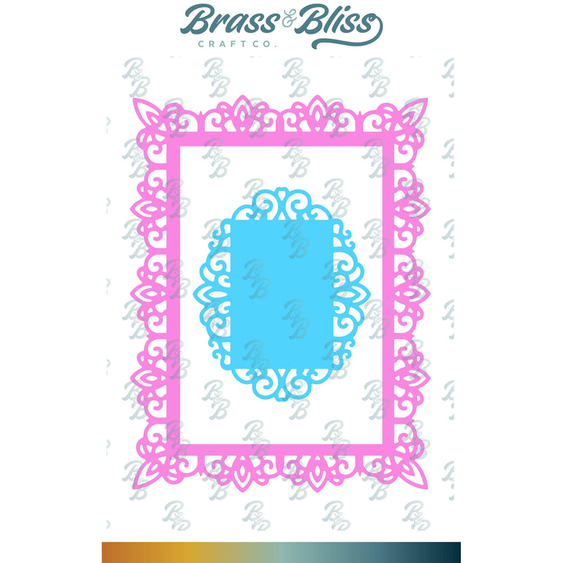 5614D Decorative Rectangle #2 Die