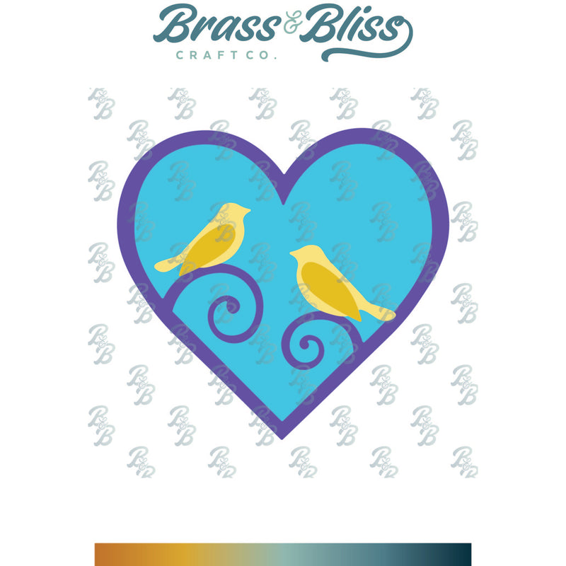 RN 5700-04D Birds In Love Die