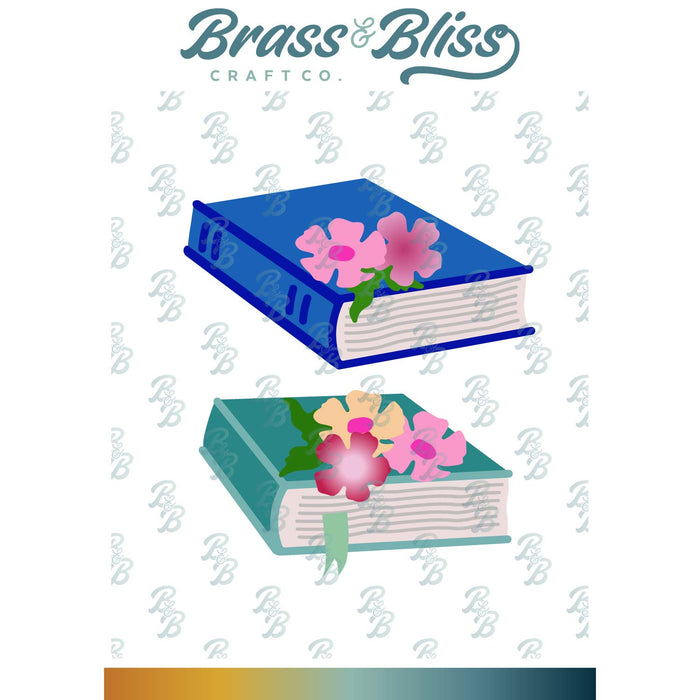 5710-01D Books and Flowers Die