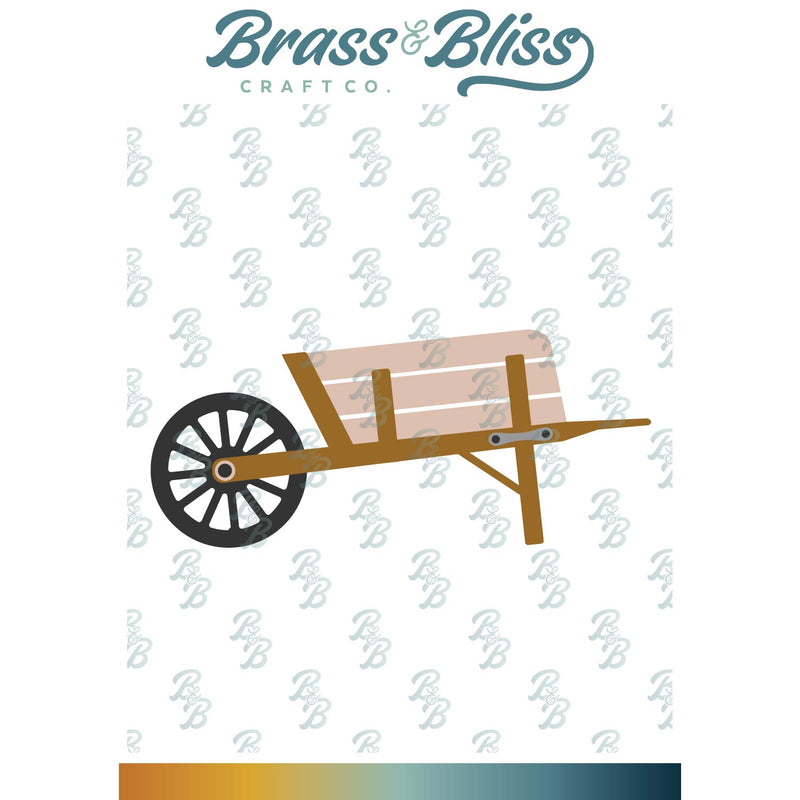 5711-02D Wooden Garden Cart Die