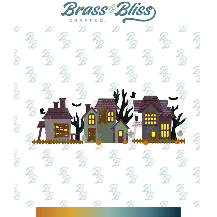 5722-05D Spooky Town Scape Die