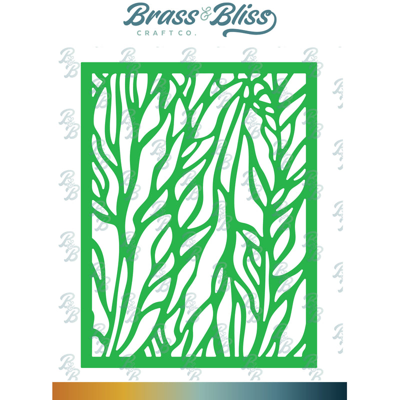 RN 5736D Leafy Texture Cover Die