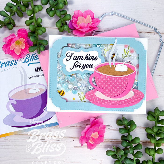 5847-01D Large Teacup w/ Saucer Die