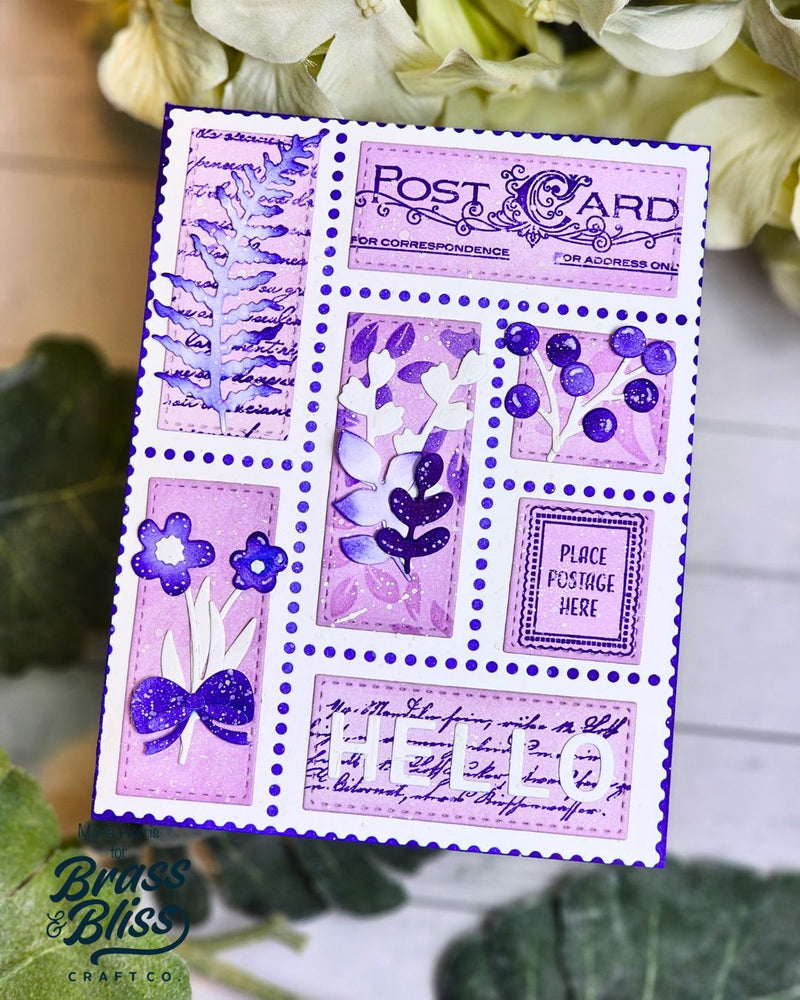 5851D Postage Stamp Cover Die