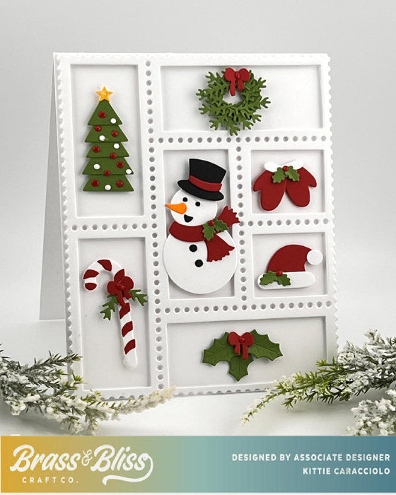 5851D Postage Stamp Cover Die