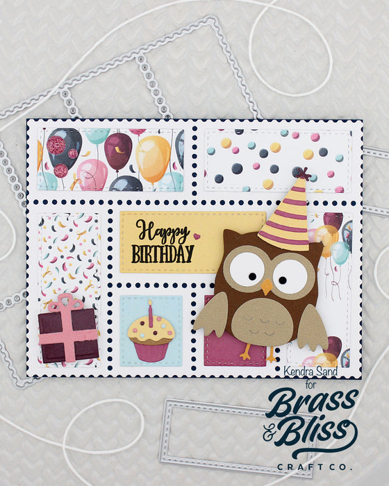 5851D Postage Stamp Cover Die