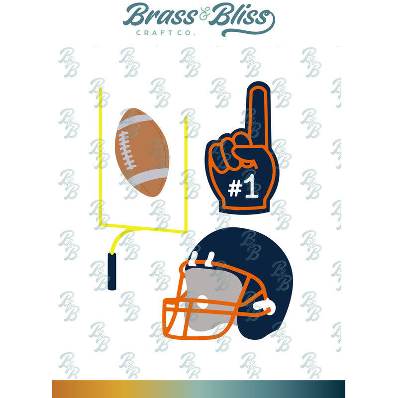 5815-03D Football Dies