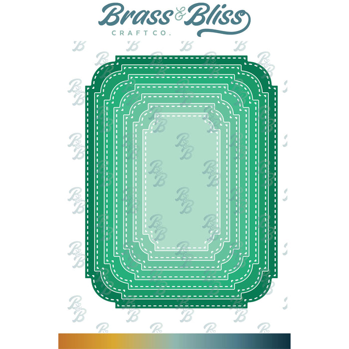 5819-05D Marquee Nested Rectangles Die