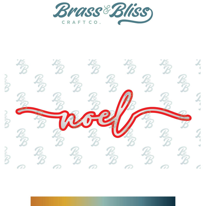 5829-02D Noel Script Die