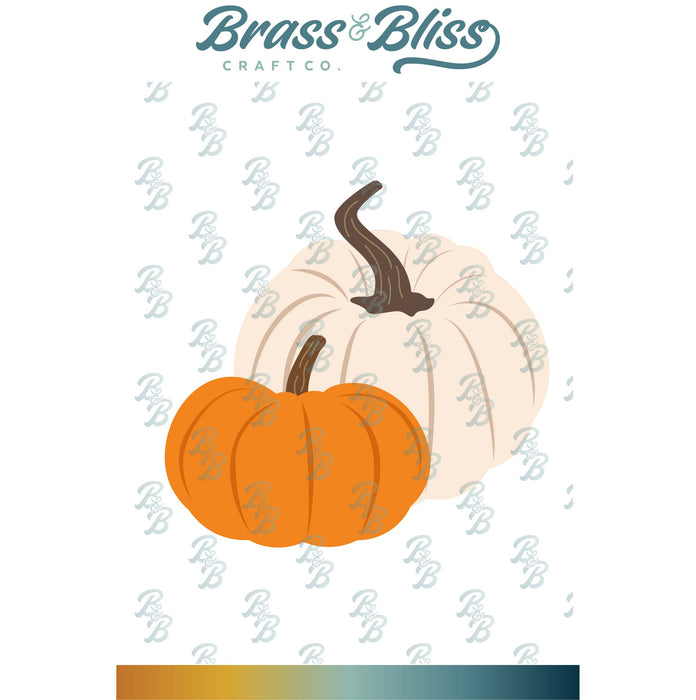 5832-03D Large Pumpkins Die