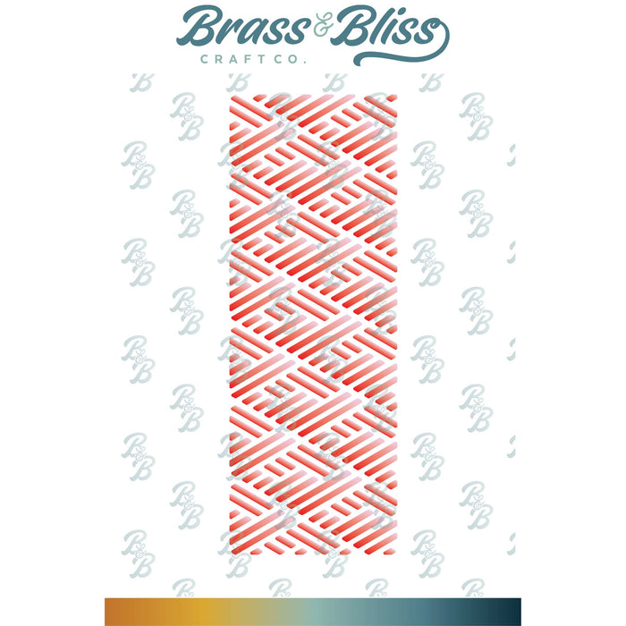 5837-02D Victorian Lattice Half Panel Die