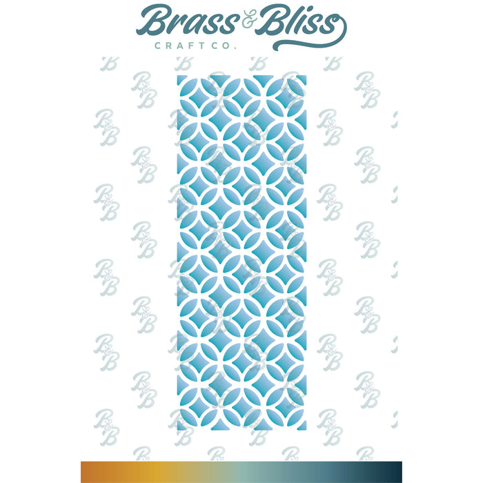 5837-03D Ornate Lattice Half Panel Die