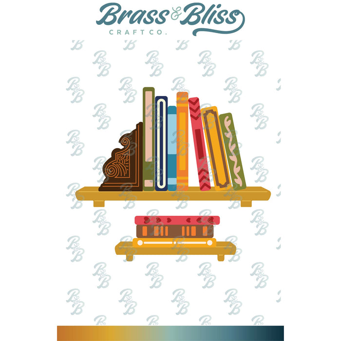 5838D Bookshelf Beauty Die