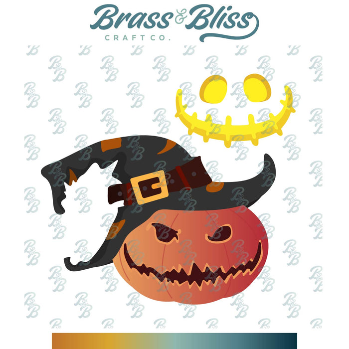 5840-01D Spooky Jack-O-Lantern Die