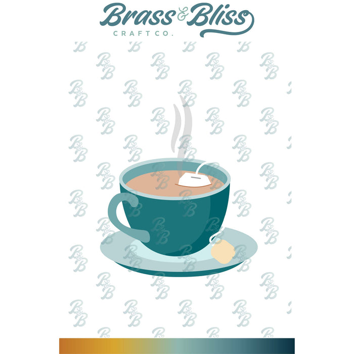 5847-01D Large Teacup w/ Saucer Die