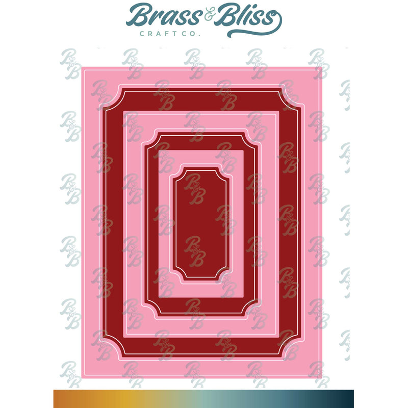 5852-02D Framed Tag Cover Die