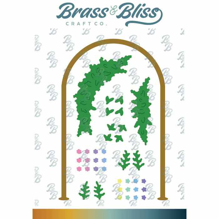 5905-02D Floral Arch Die