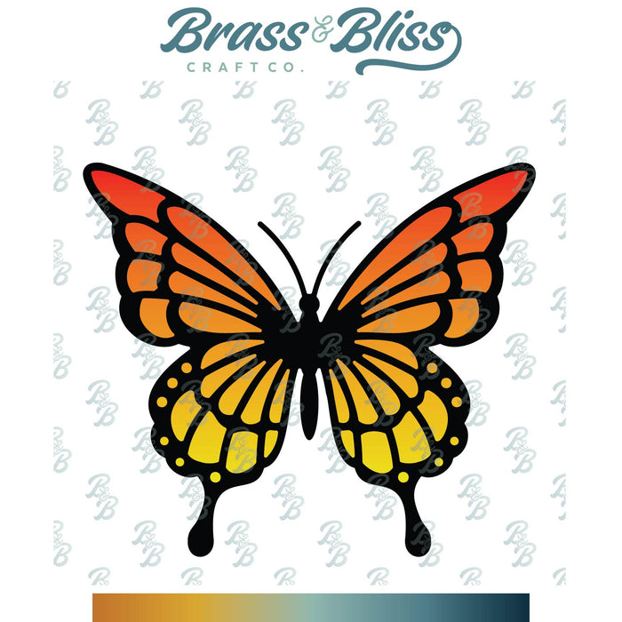 5907-02D Monarch Butterfly Die