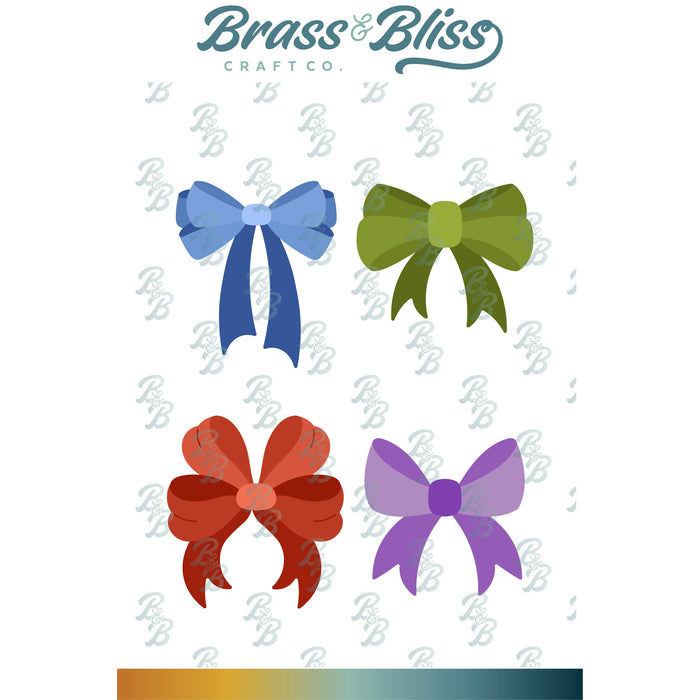 5912-02D Elegant Bows Die