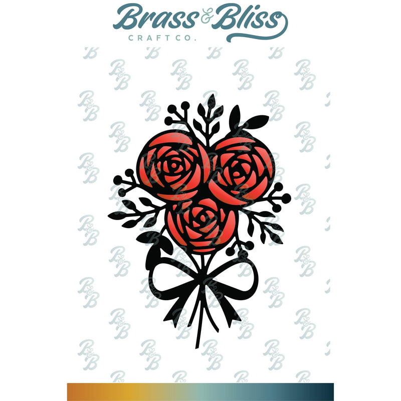 5913-02D Blooming Rose Die