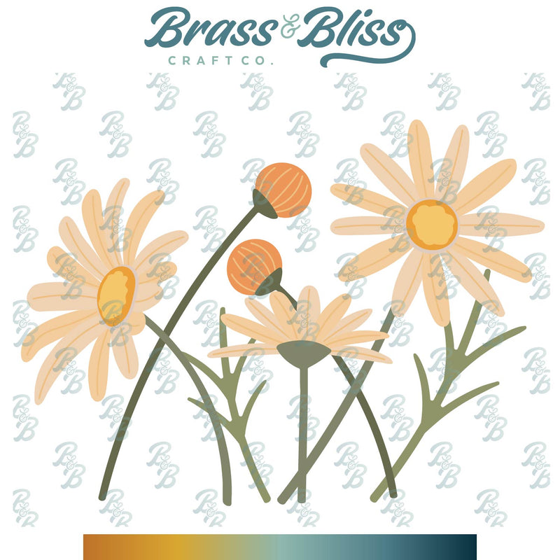 5914-02D Build a Bloom Chamomile Die