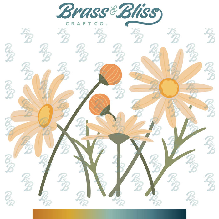 5914-02D Build a Bloom Chamomile Die