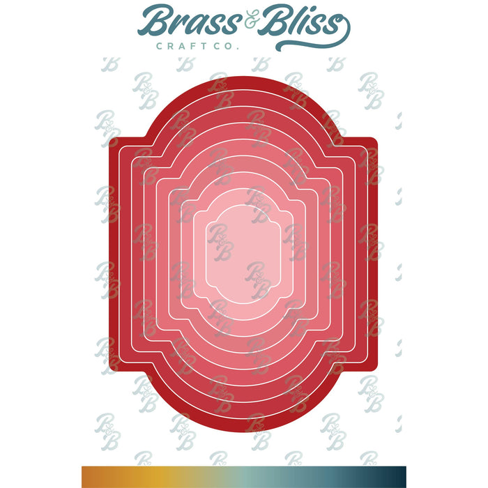 5917-01D Rounded Marquee Nested Dies