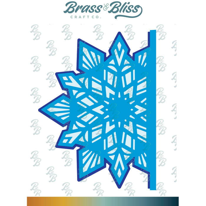 5931-01D Snowflake Card Front Die