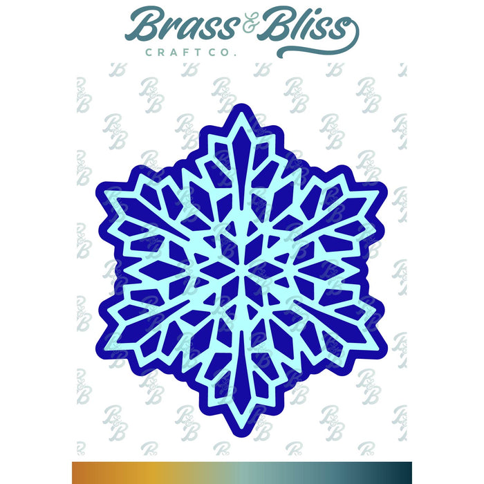 5933-01D Large Snowflake w/ Shadow Die
