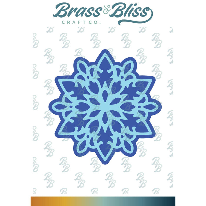 5933-02D Medium Snowflake w/ Shadow Die