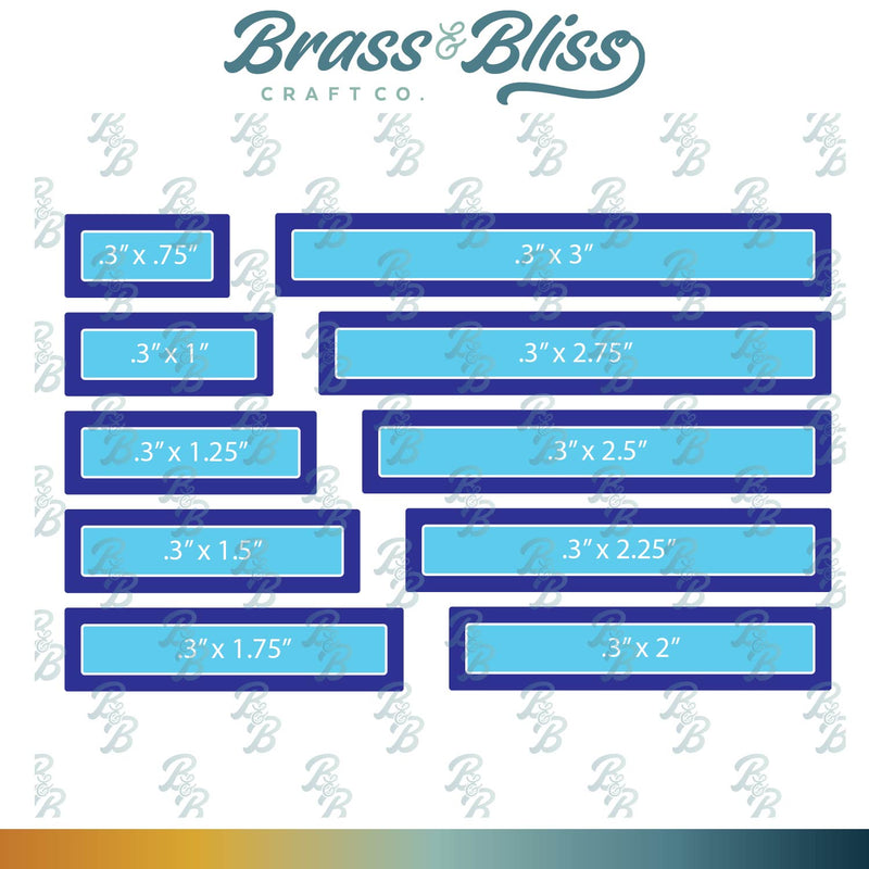 5944D Mini Sentiment Strip Nested Dies
