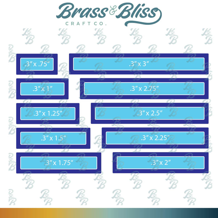 5944D Mini Sentiment Strip Nested Dies