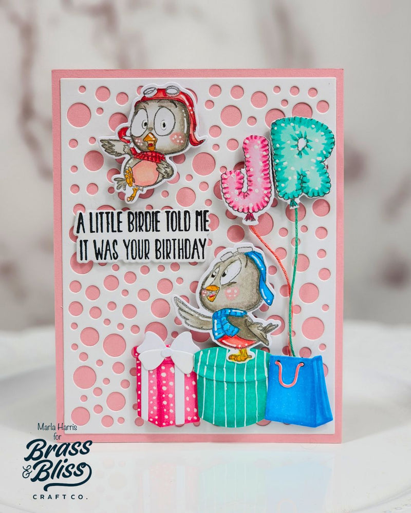 38013 Alphabet Balloons - 6x8 Stamp set