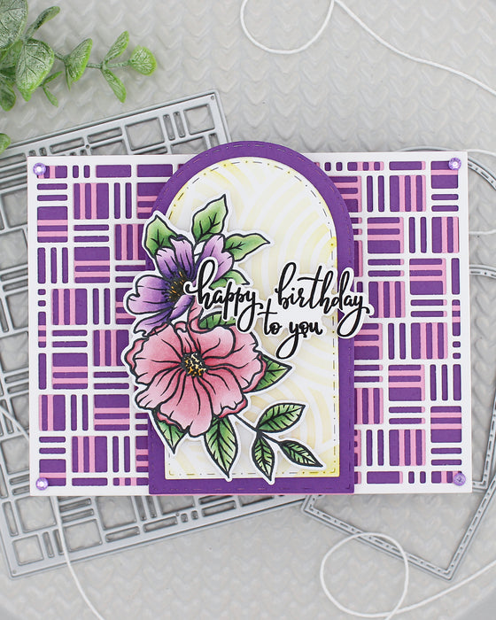 5821-05D Stitch Dot Nested Arch Die