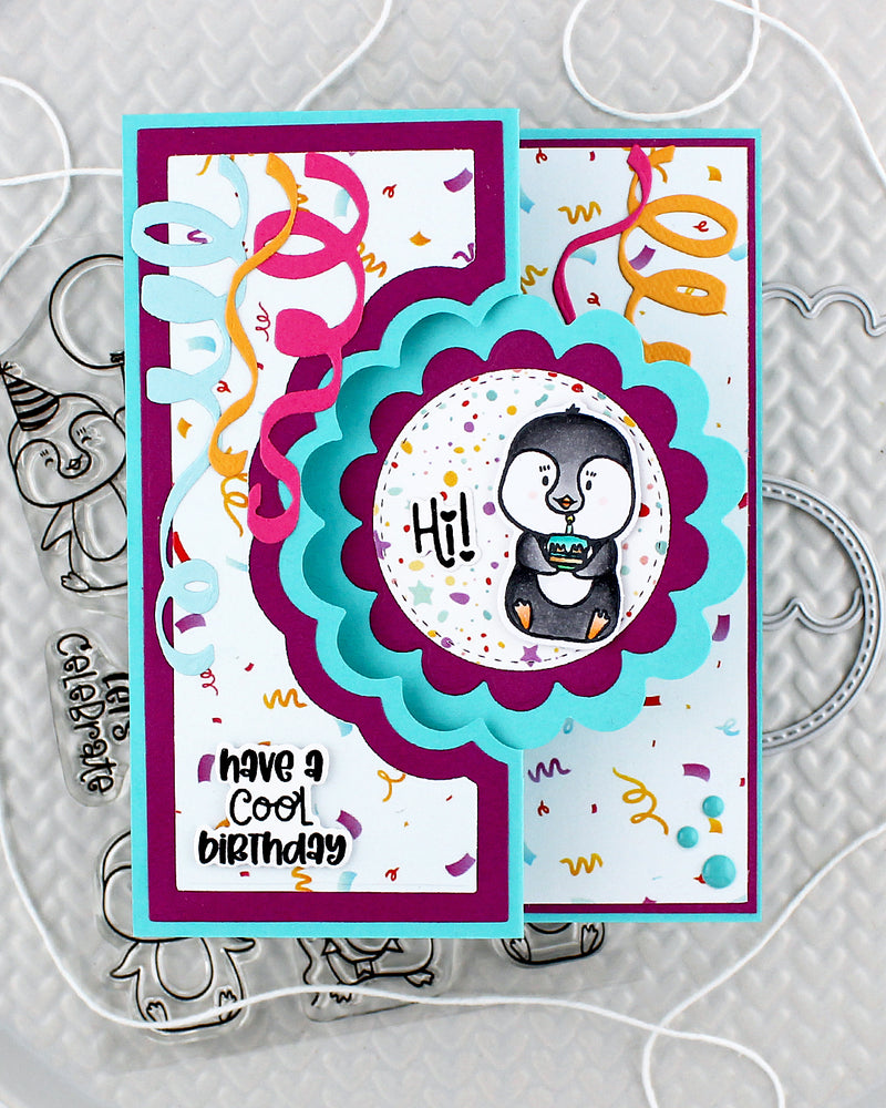 38001 Waddle You Know - 4x6 Stamp set