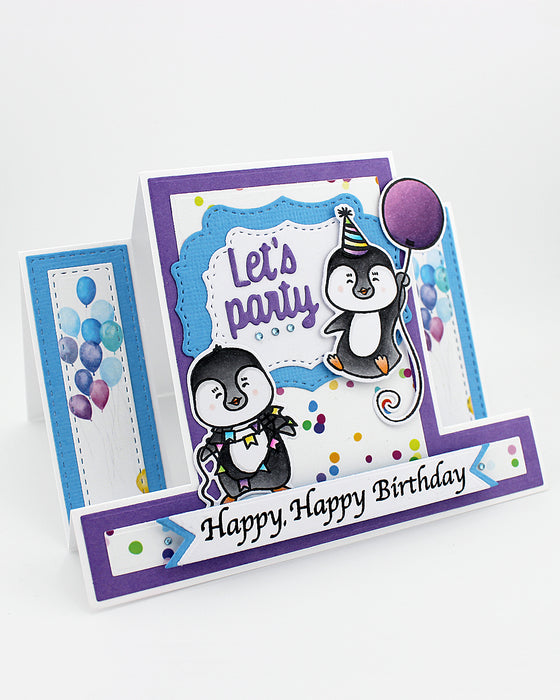 38001 Waddle You Know - 4x6 Stamp set