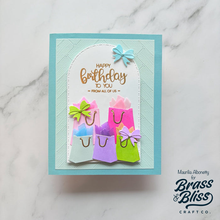 5821-05D Stitch Dot Nested Arch Die