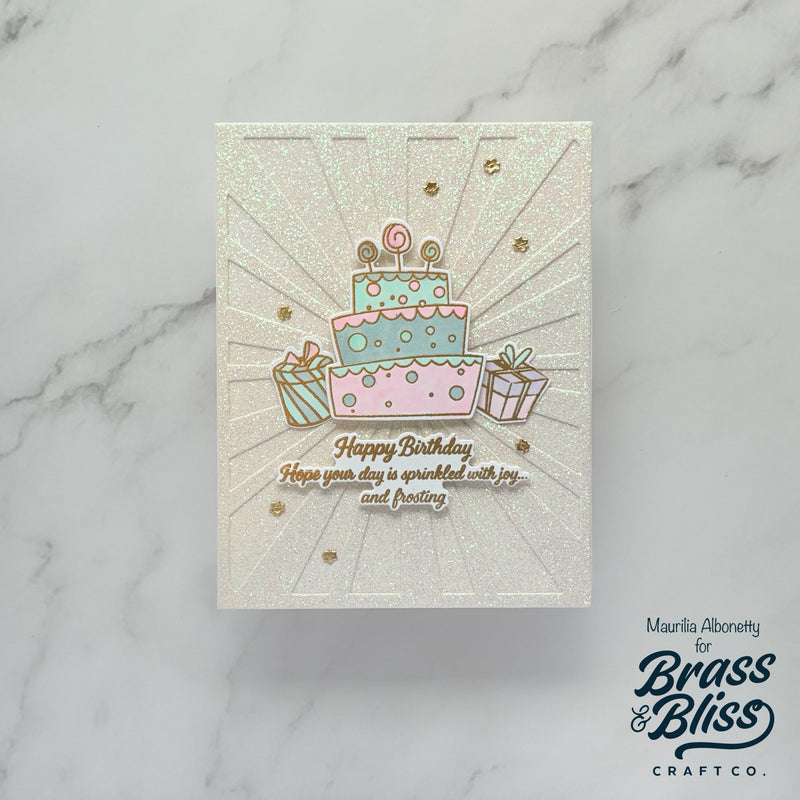 38016 Party Balloons - 5x6 Stamp Set