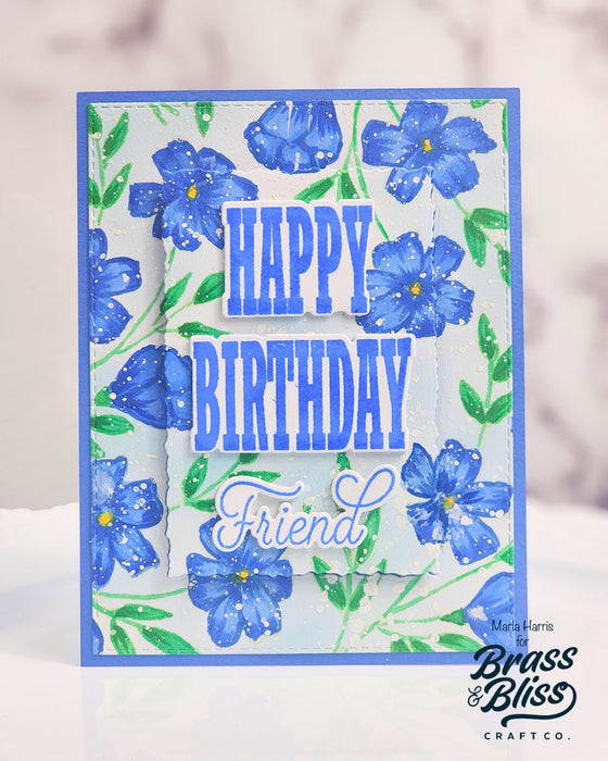 38009 Thankful for you - 4x6 Clear Stamp Set