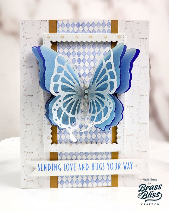 5907-02D Monarch Butterfly Die