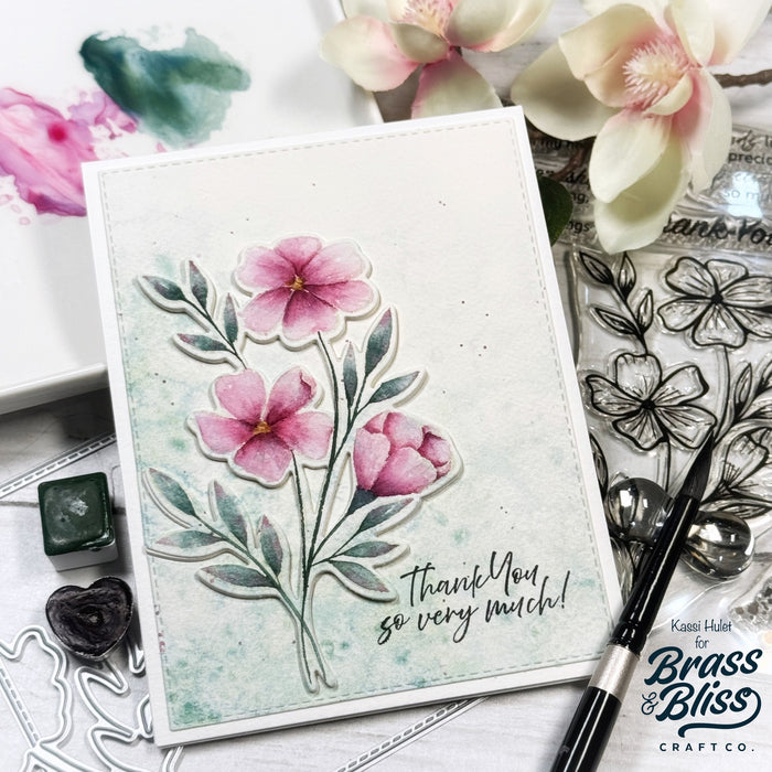 38009 Thankful for you - 4x6 Clear Stamp Set