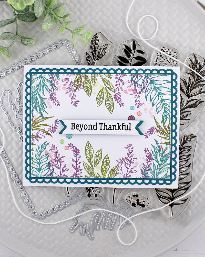 38002-01 Comfort & Thanks - 4x6 Clear Stamp Set